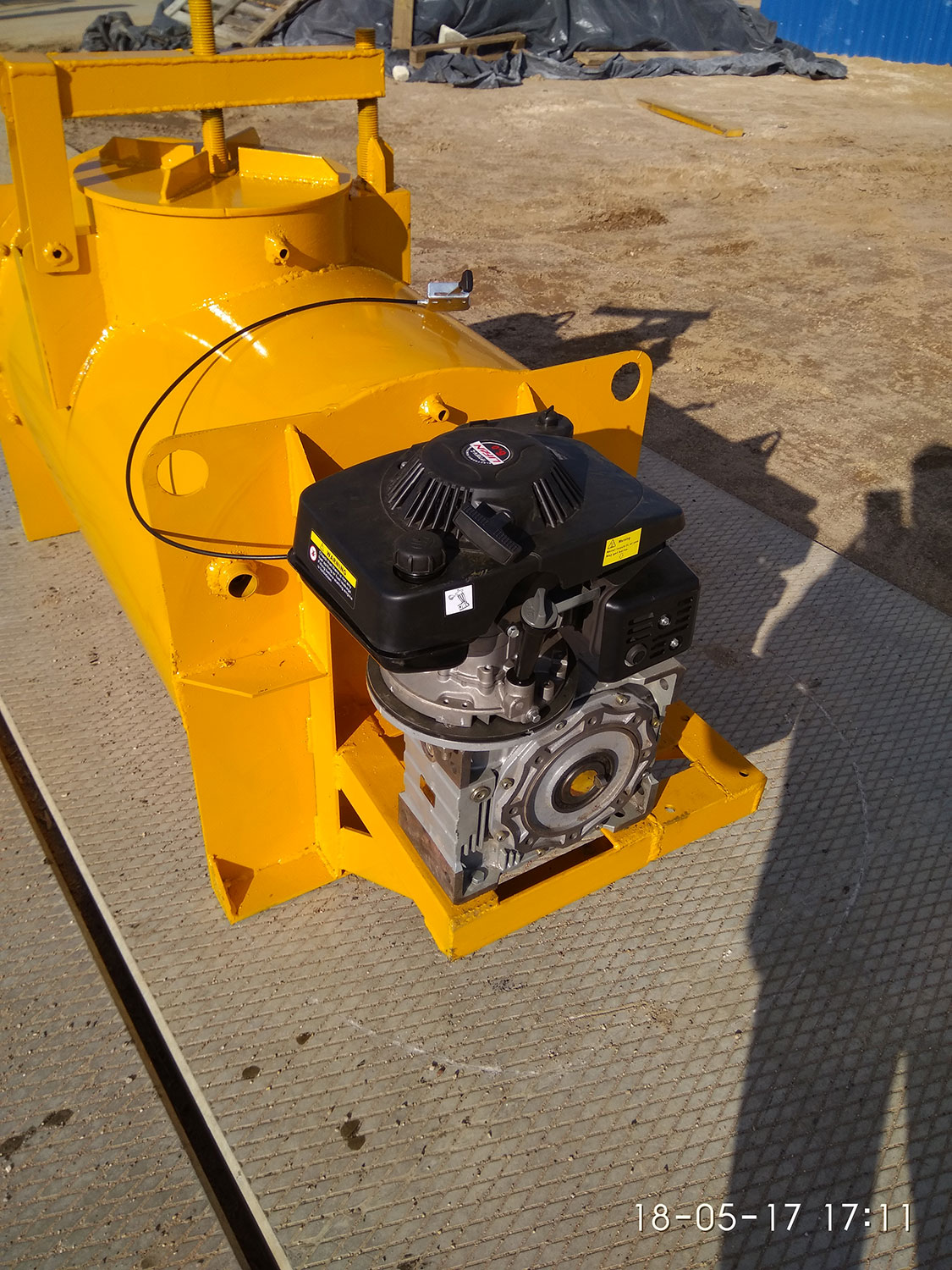 Смеситель с горизонтальным расположением вала «MZSO V500» (Бензин 7 л.с.)