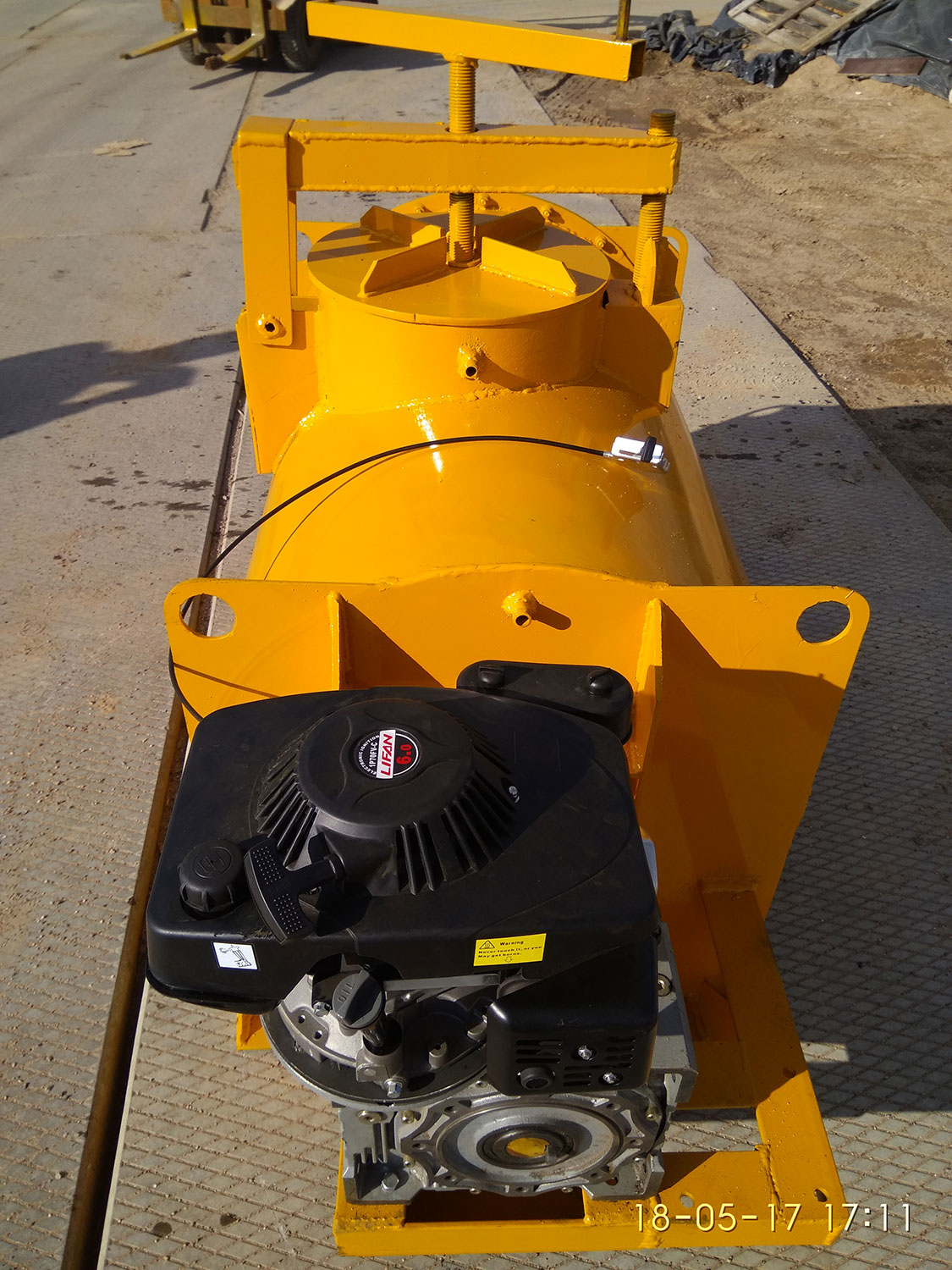 Смеситель с горизонтальным расположением вала «MZSO V500» (Бензин 7 л.с.)